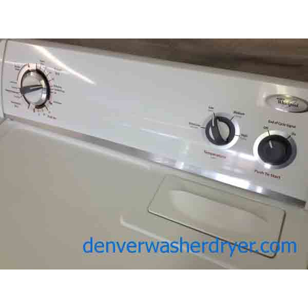 Heavy Duty Whirlpool Washer/Gas Dryer Set!