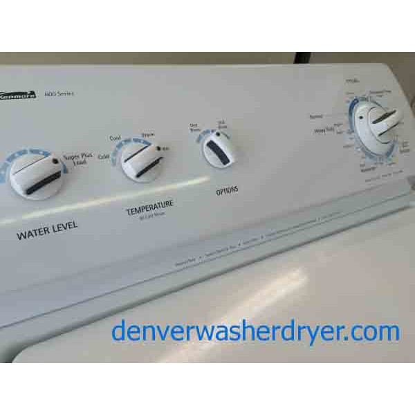 Kenmore 600 Series Washer, Super Capacity Plus, Recent Model