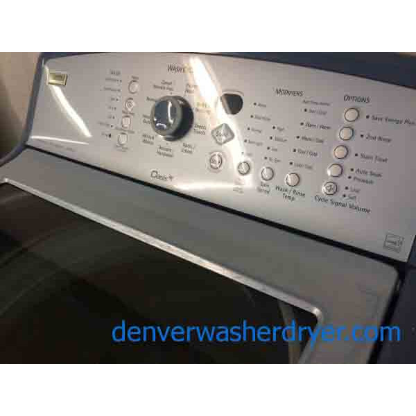 Kenmore Elite Oasis Washer/Dryer Set, Blue, Energy Star!