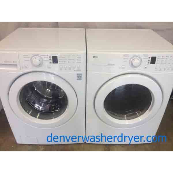 AMAZING LG Tromm Washer/Dryer, Stainless Steel Drums, Gas Dryer 2077