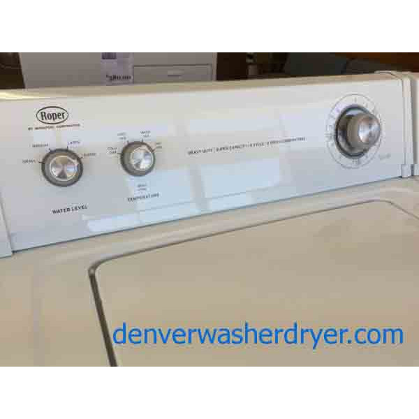 Roper Washer/Dryer by Whirlpool, Super Capacity
