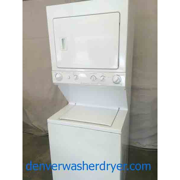 Frigidaire Stack Washer/Dryer, Super Capacity, Full Featured 27 inch