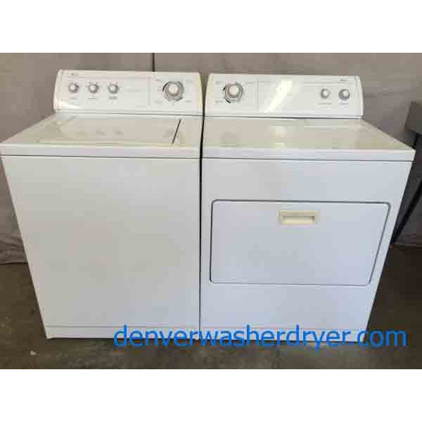 Heavy Duty Whirlpool Washer/Dryer Matching Set