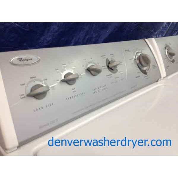 Whirlpool Washer/Dryer, Amazing Ultimate Care II
