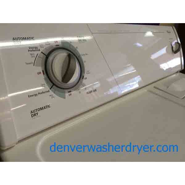 Beautiful Whirlpool Washer/Dryer Set, Almond