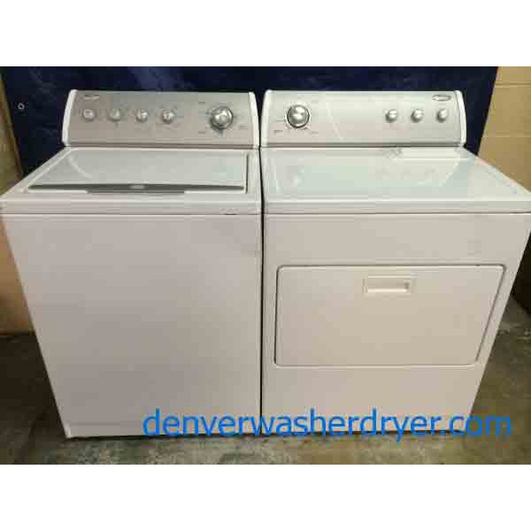 Matching Whirlpool Washer/Dryer, High End Set! 1600 Denver Washer