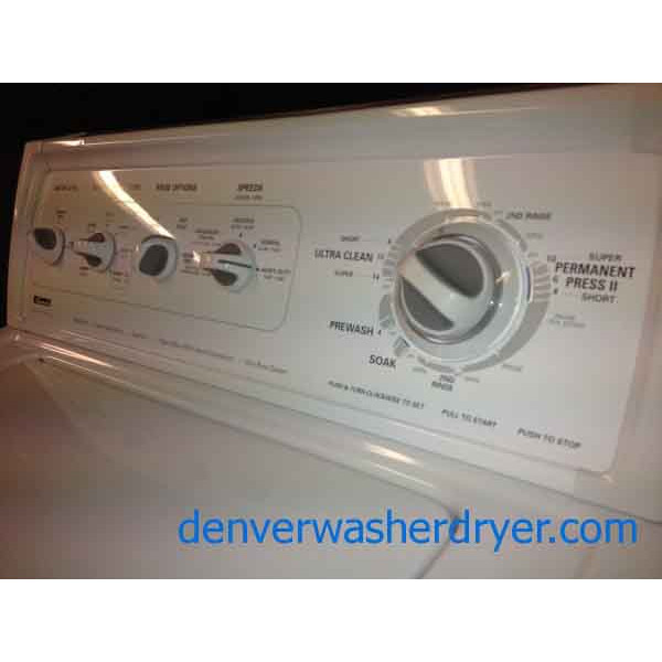 Limited Edition Kenmore Washer/Dryer Matching Set, Loaded