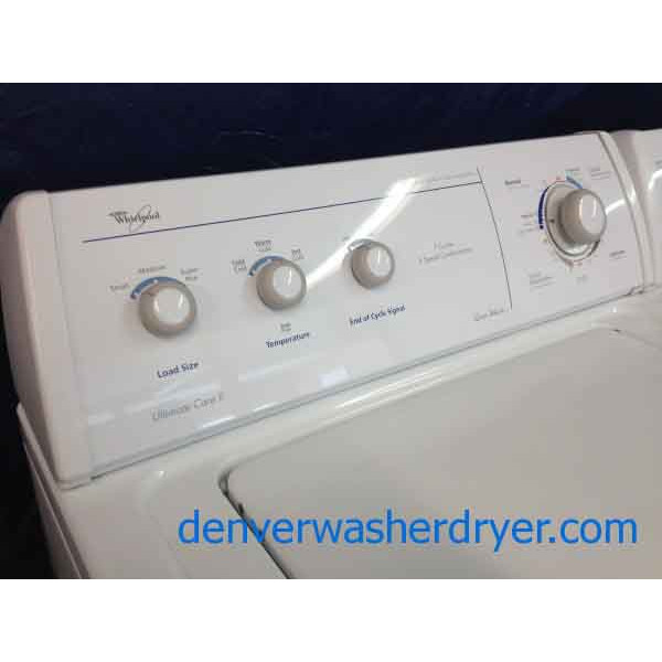 Whirlpool Washer/Dryer set, Ultimate Care II