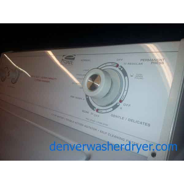 Washer and Dryer Set, Estate by Whirlpool