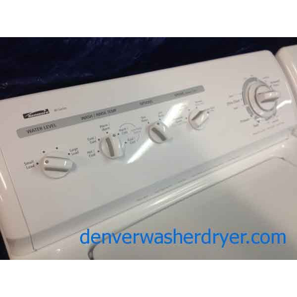 Kenmore 80 Series Washer/Dryer Set, recent models, nice features
