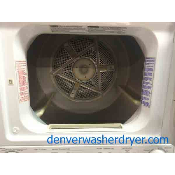 Full Sized Kenmore 27" Stackable Washer/Dryer, Warranty Included
