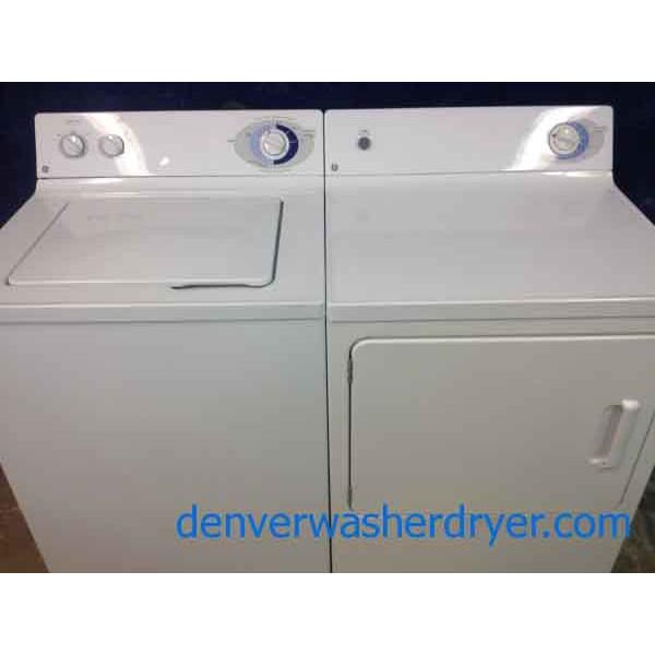 GE Washer/Dryer Set, matching, simple units 1212 Denver Washer Dryer