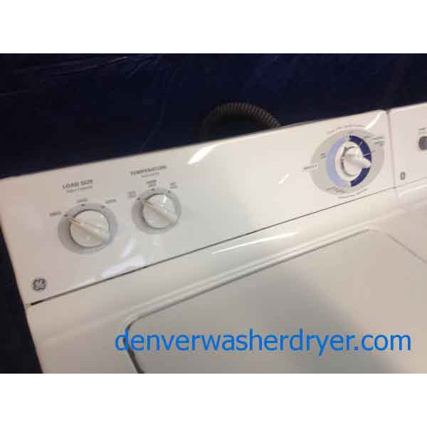 GE Washer/Dryer Set, matching, simple units 1212 Denver Washer Dryer