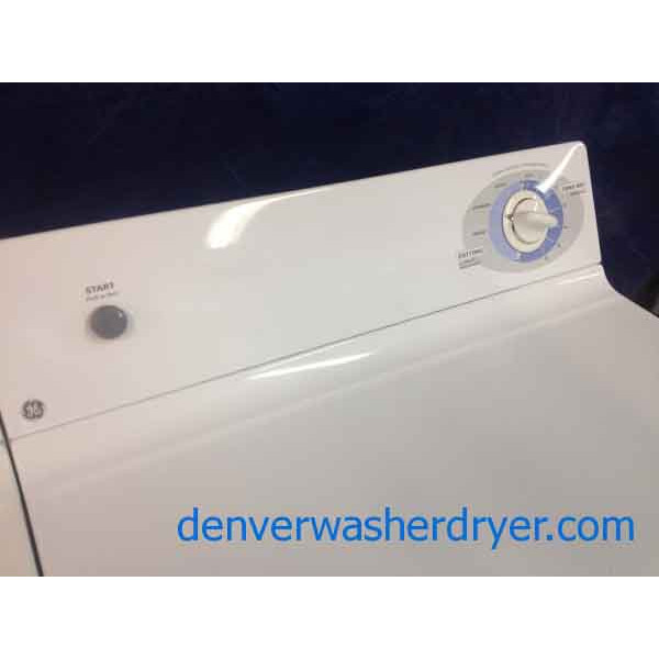 GE Washer/Dryer Set, matching, simple units