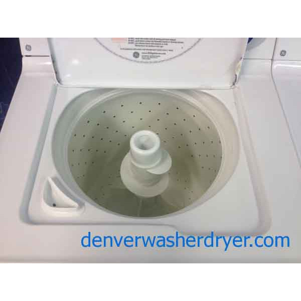 GE Washer/Dryer Set, matching, simple units 1212 Denver Washer Dryer