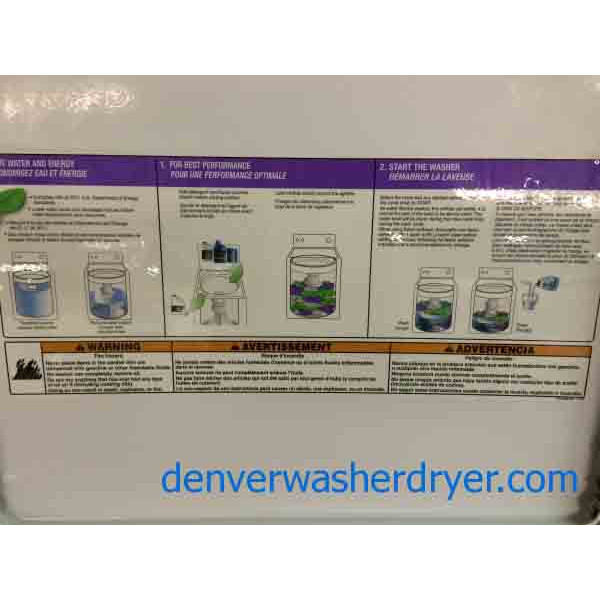 Estate Washer, by Whirlpool, Heavy Duty, Direct Drive, Water Saver!