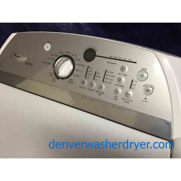 he Whirlpool Cabrio Washer/Dryer, High End Matching Set!