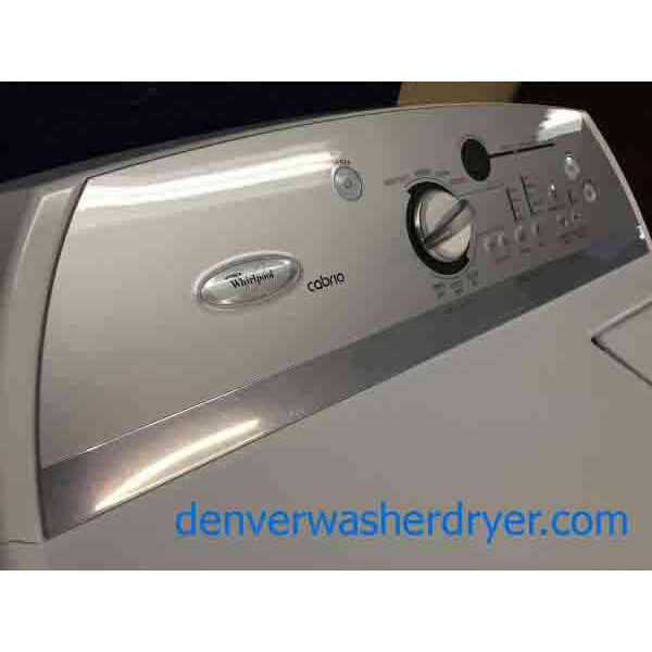 he Whirlpool Cabrio Washer/Dryer, High End Matching Set!