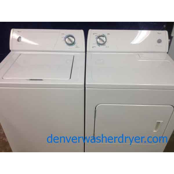 Whirlpool Washer/Dryer, nice matching extra large capacity
