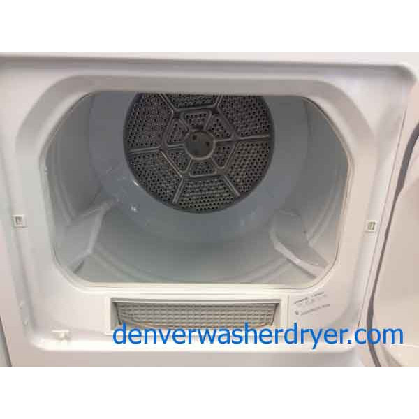 GE Washer/Dryer, like-new, energy star, he, stainless drum
