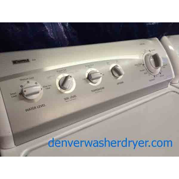 Kenmore 800 Series Washer/Dryer Matching Set, Super Capacity, Heavy Duty