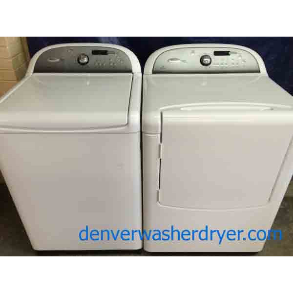 Whirlpool Cabrio Platinum Washer/Dryer, premium high efficiency units