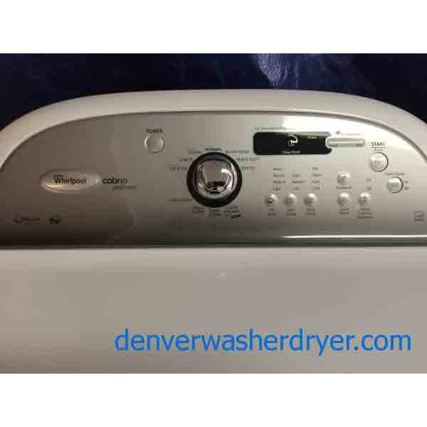 Whirlpool Cabrio Platinum Washer/Dryer, premium high efficiency units