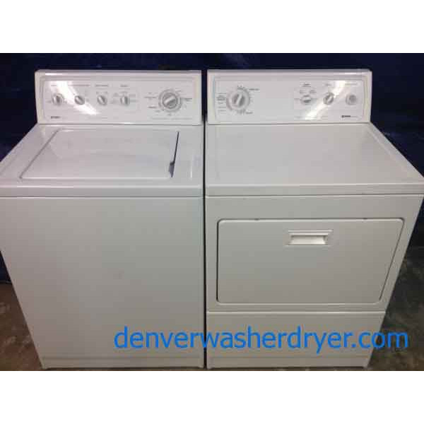 Kenmore 90 Series Washer/Dryer Set, solid!