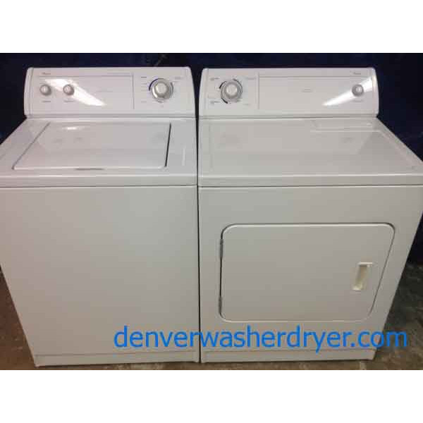 Whirlpool Washer/Dryer, extra large capacity, commercial quality