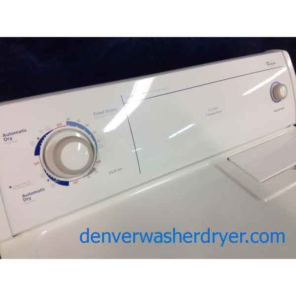 Whirlpool Washer/Dryer, extra large capacity, commercial quality
