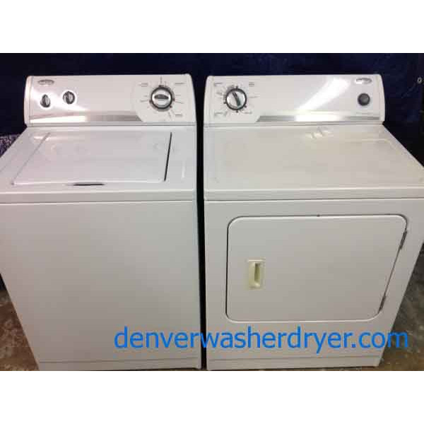 Whirlpool Washer/Dryer, Super Capacity, nice recent models!
