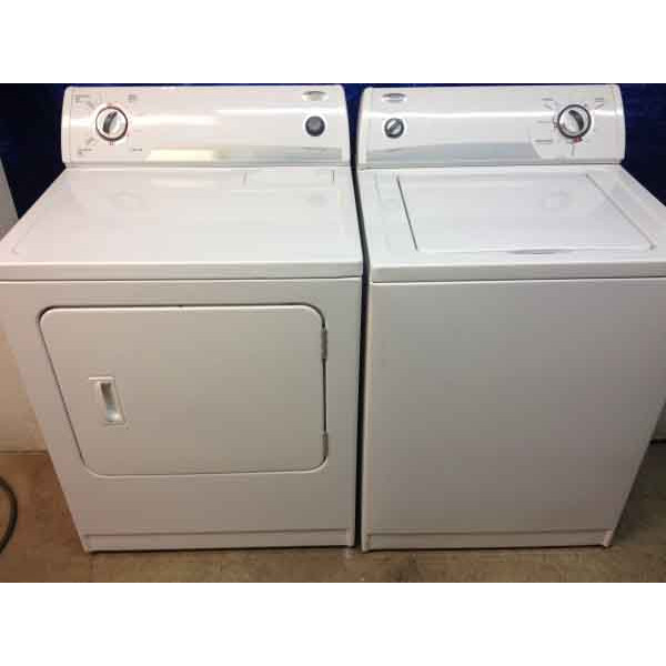 Newer Whirlpool Washer/Dryer