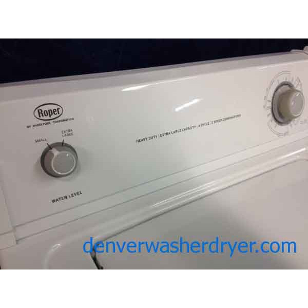 Roper Washer/Dryer, Heavy Duty, pristine condition