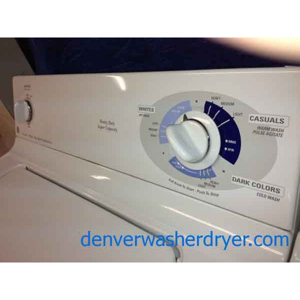 Simple & Elegant GE Washer/Dryer, Matching Set!