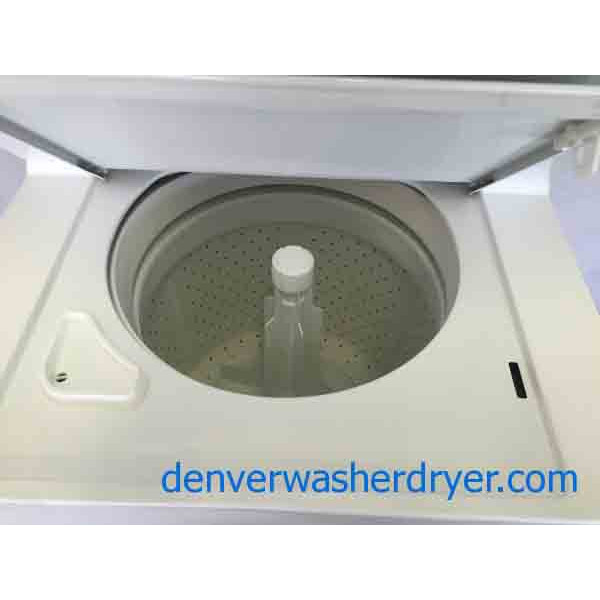 Full Sized Frigidaire Stackable Washer/Dryer, 27″ Unit
