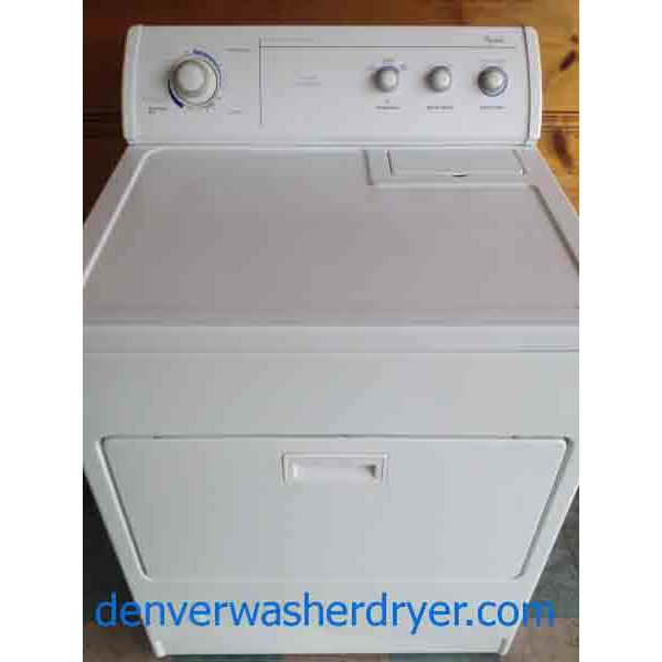 Whirlpool *Gas* Dryer, Super Capacity 1337 Denver Washer Dryer