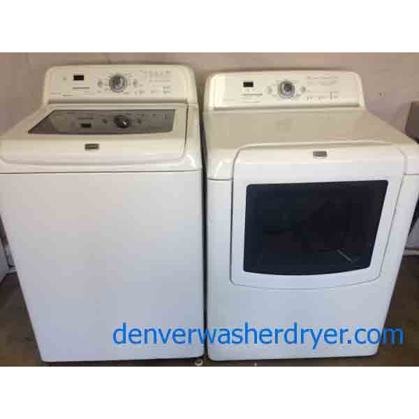 H.E. Agitator-less Maytag Bravos Washer/Dryer Set!