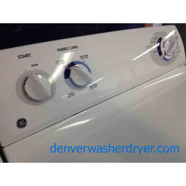 GE Washer/Dryer Set, Stainless Steel Drum, Wonderful Condition