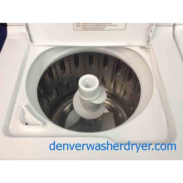 GE Washer/Dryer Set, Stainless Steel Drum, Wonderful Condition