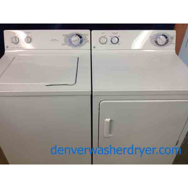 GE Washer/Dryer Set, Super Capacity Plus