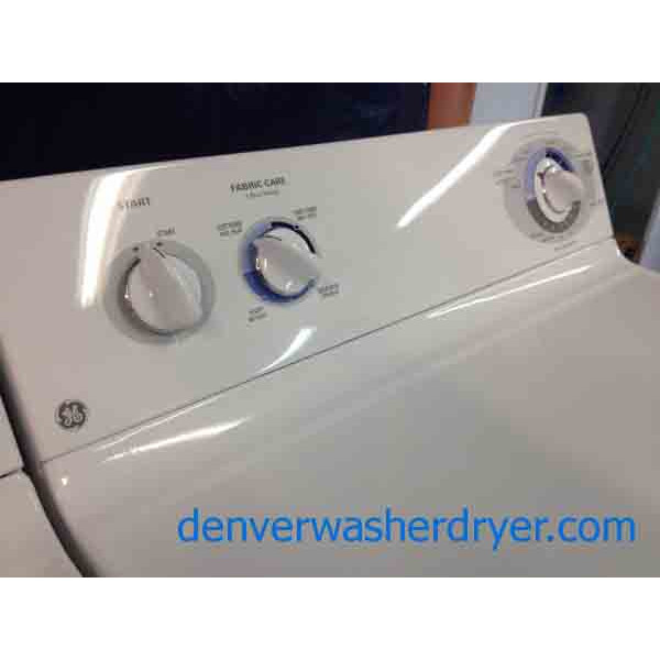 GE Washer/Dryer Set, Super Capacity Plus