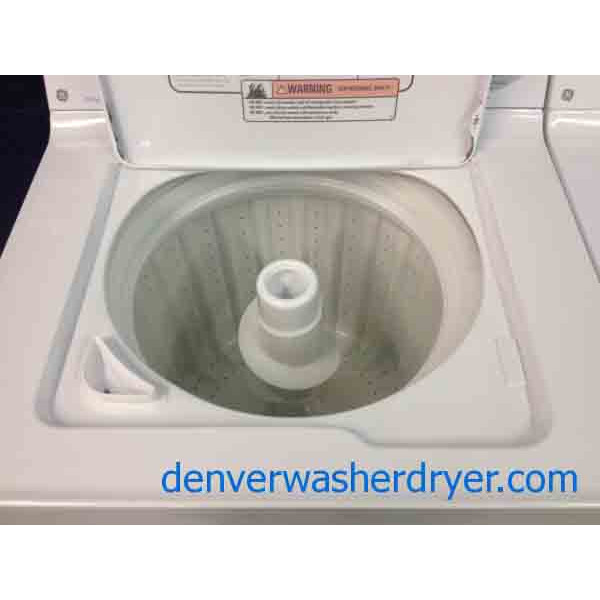 GE Washer/Dryer Set, Super Capacity Plus