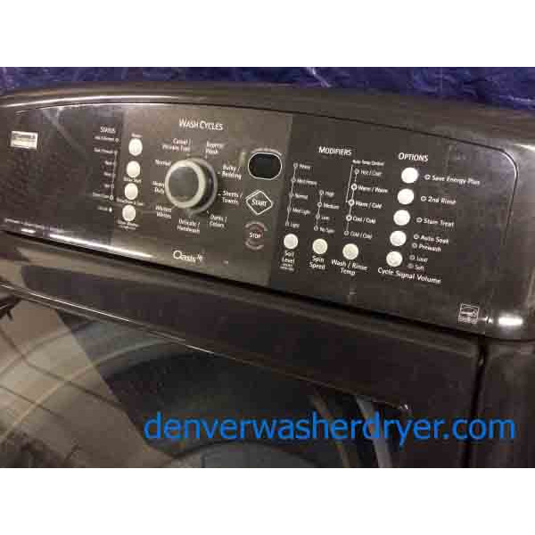 Black HE Kenmore Agitatorless Washer/*Gas* Dryer Set! 2440 Denver