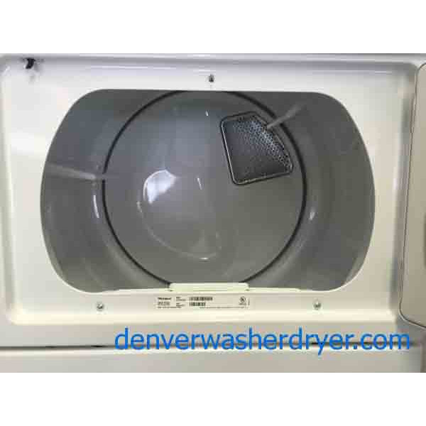 2013 Like New Full Sized Whirlpool Stackable Washer/Dryer, Just Beautiful!