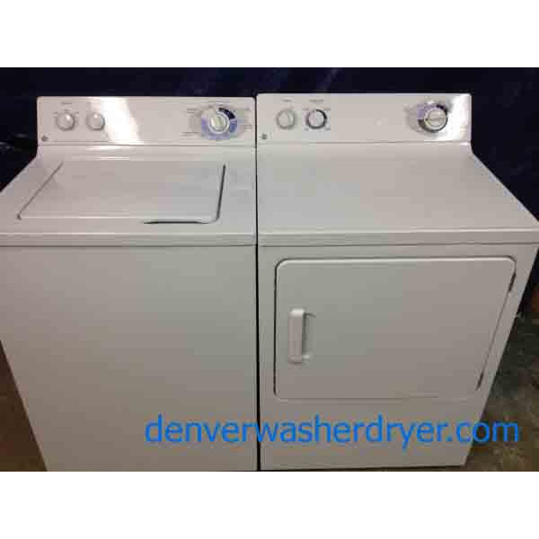 GE Washer/Dryer Set, Simple and Reliable 1347 Denver Washer Dryer