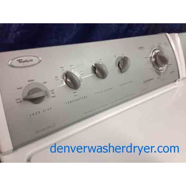 Whirlpool Ultimate Care II Washer/Dryer Set, sharp looking