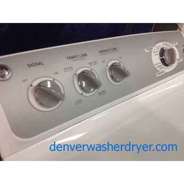 GE Washer/Dryer, Stunning Stainless Steel Basket and Drum, energy star