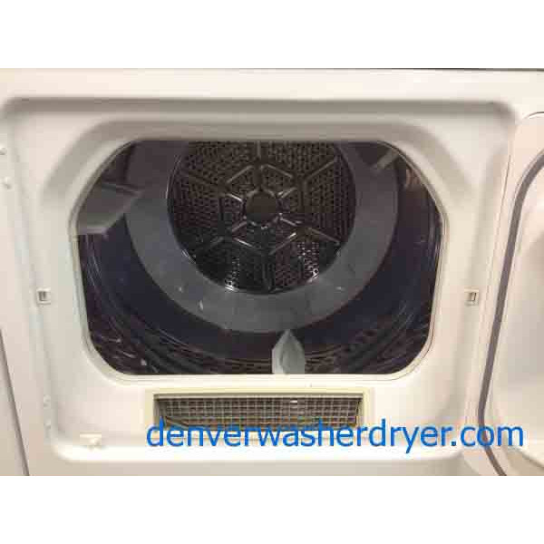 GE Washer/Dryer, Stunning Stainless Steel Basket and Drum, energy star