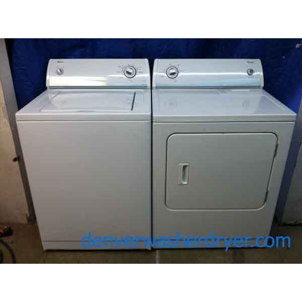 Slick Amana Washer Dryer Set