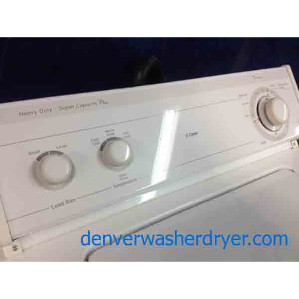 Whirlpool Super Capacity Plus Washer